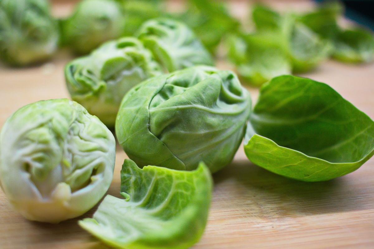 Brussel sprouts contain sulphur which supports hair growth and is the basis of hair protein keratin Brussel sprouts contain sulphur which supports hair growth and is the basis of hair protein keratin