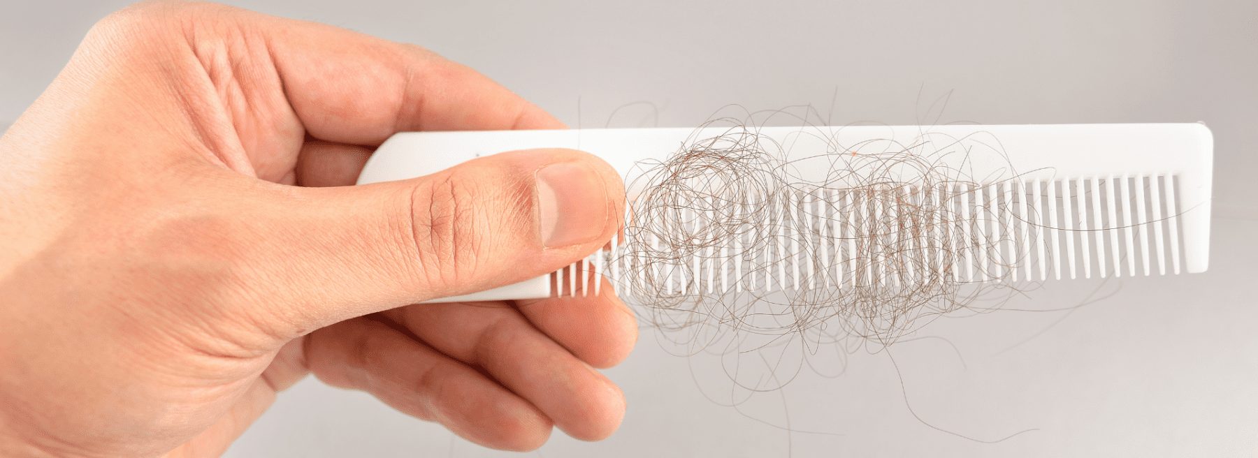 Long hair stuck on comb long hair loss on comb