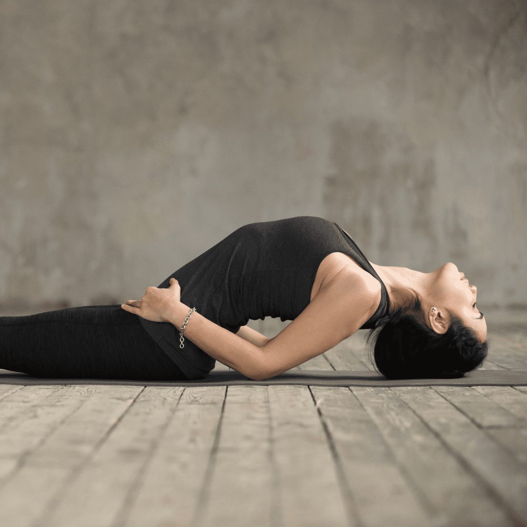 Fish Pose (Matsyasana) helps reduce stress and assist with hair restoration Rabbit Pose (Sasangasana) has the ability to help with hair growth
