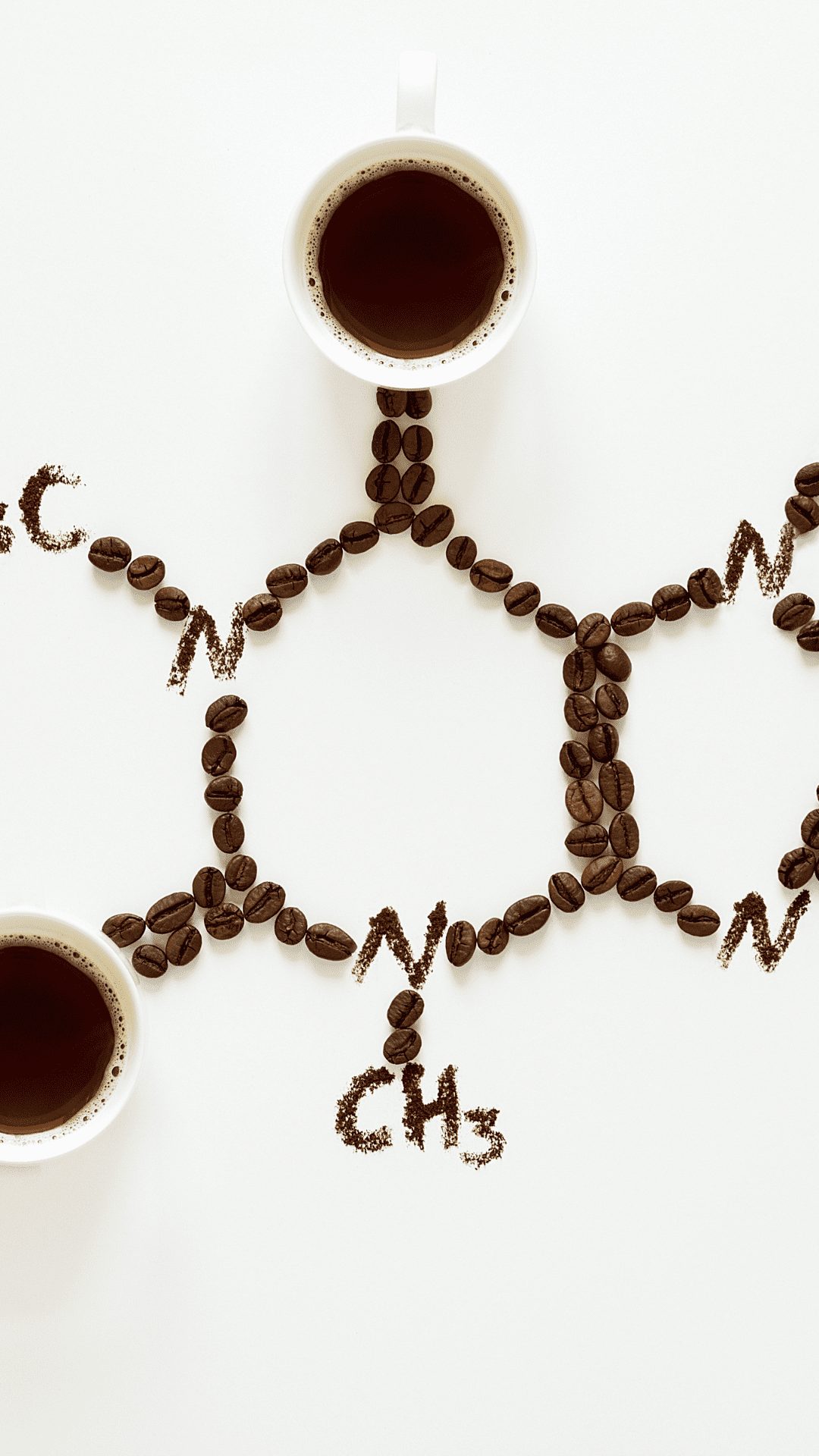 Caffeine molecule How caffeine can help with hair loss